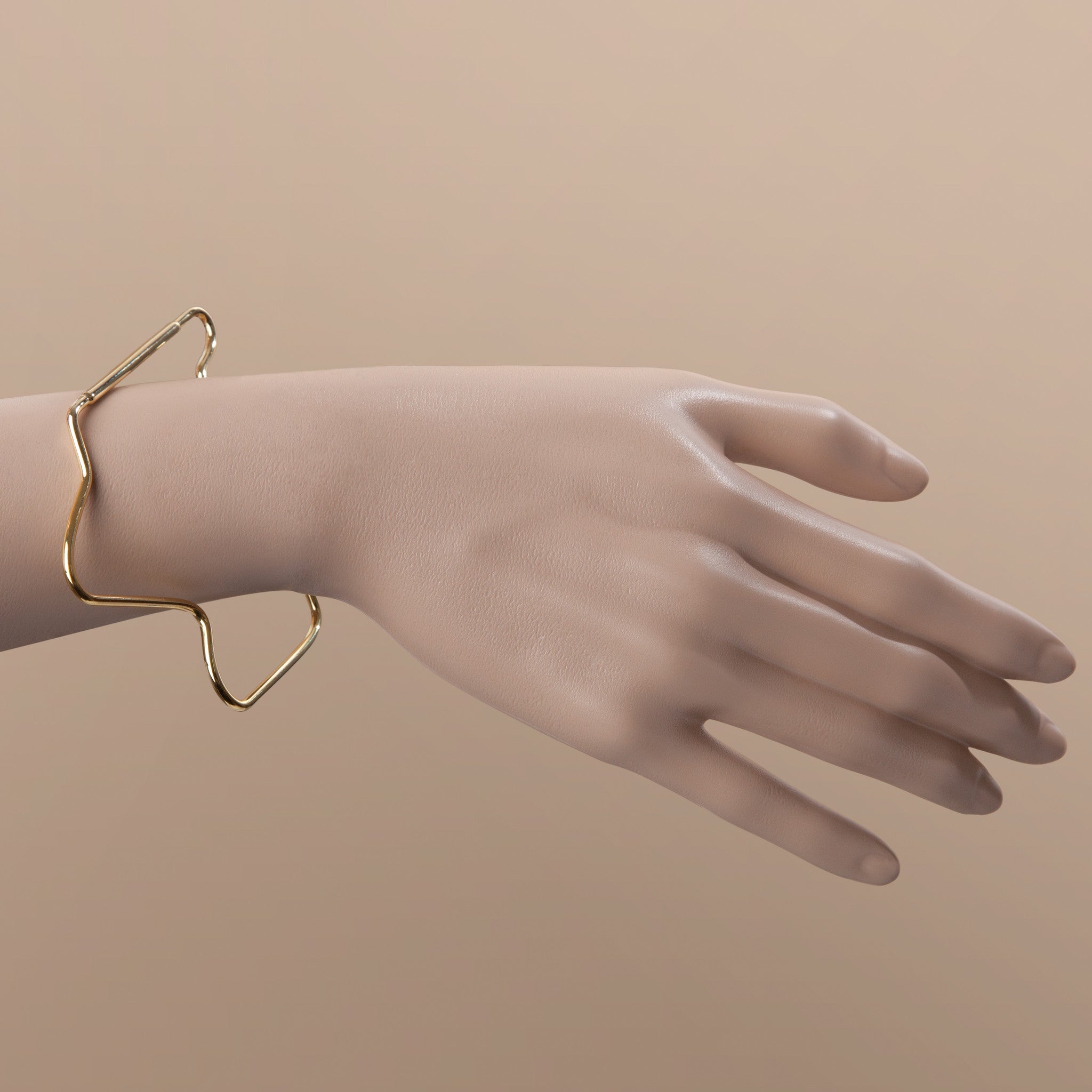 STRESSED OUT BANGLE GOLD